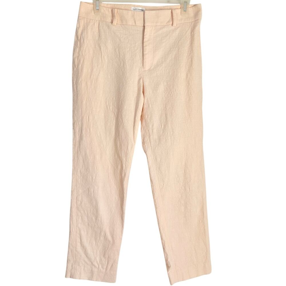 Club Monaco Light Academia Salmon Pink Ankle Length Tailored Trouser Size 4